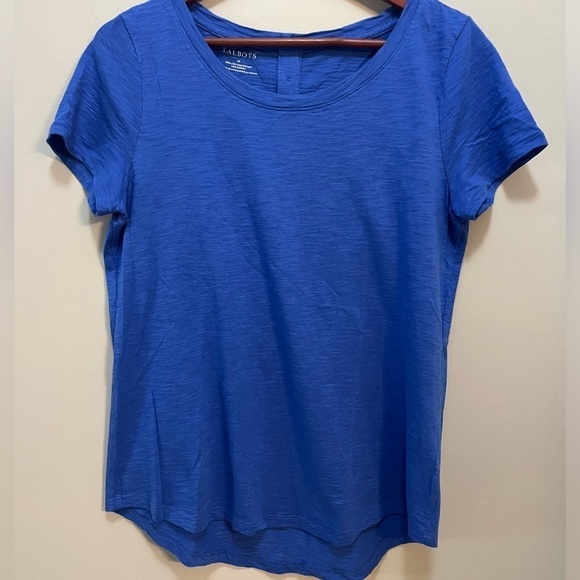 Set of 2 Tops Pullover Chico’s bell sleeve & Talbots cap sleeve Womens M - Picture 2 of 11